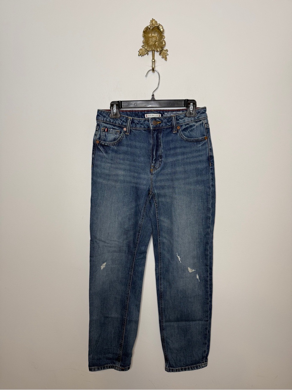 Tommy Hilfiger High-Rise Classic Straight Jean 26